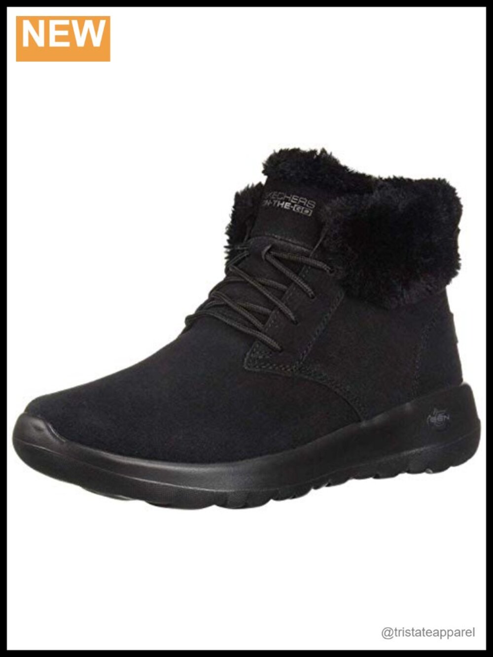 Skechers Women's On-the-go Joy-Lush Chukka Boot Suede Faux Fur Ankle Bootie